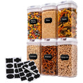 Cheer Collection 43.2oz. Food Storage Container (Set of 6)